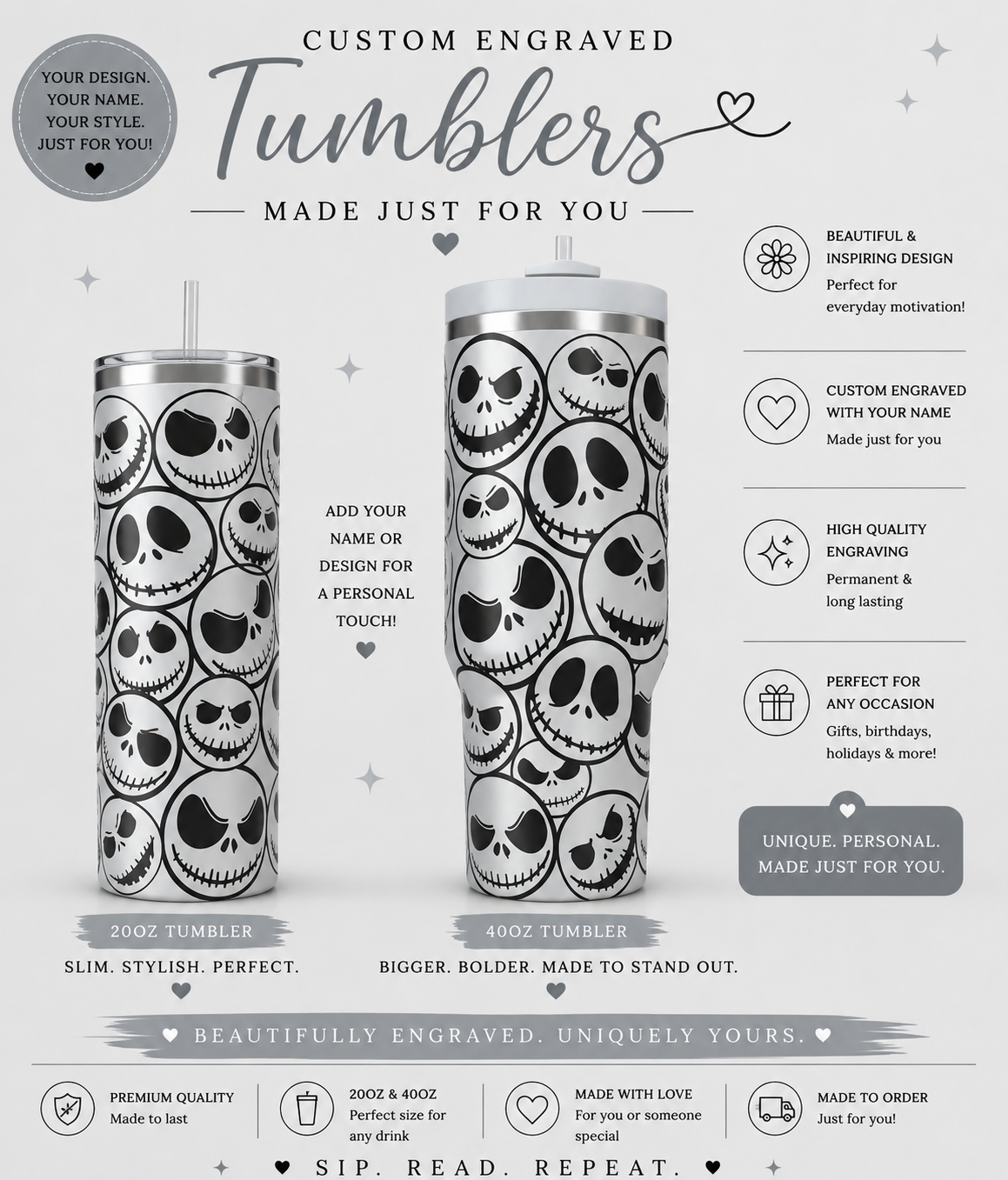 Spooky Vibes Tumbler