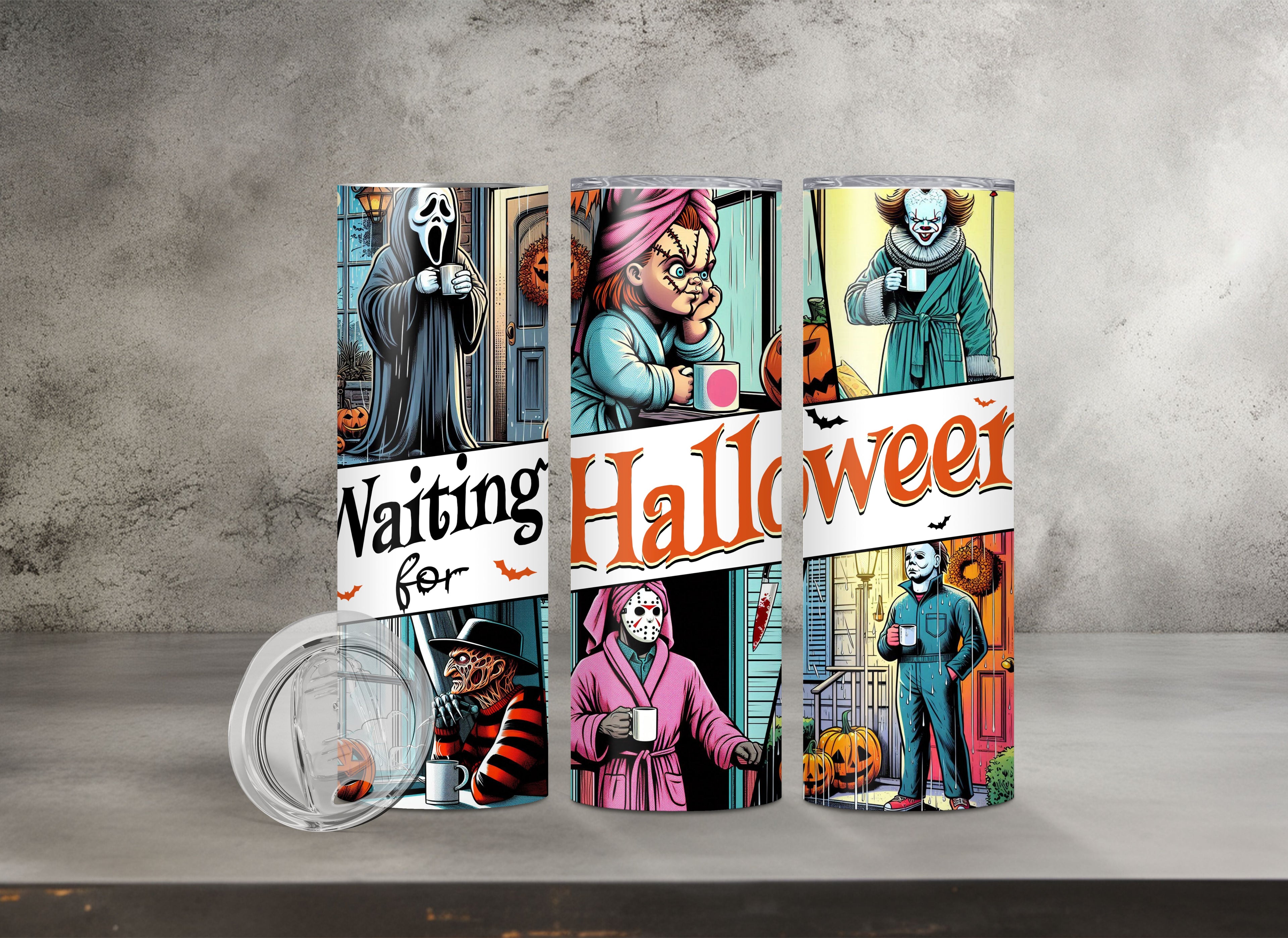 Waiting For Halloween 20oz tumbler